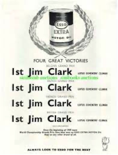 Pub pour les huiles Esso